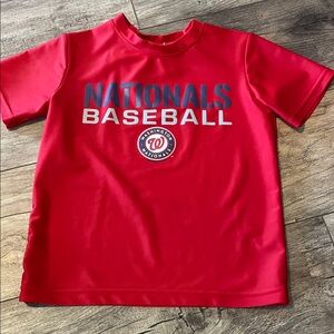 Genuine Merchandise Red Nationals Baseball Kids Tee